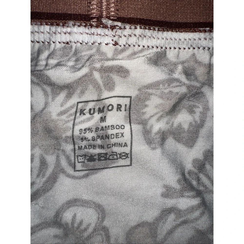 Kumori‎ Men's Brief Brown Floral  , Size Medium NEW